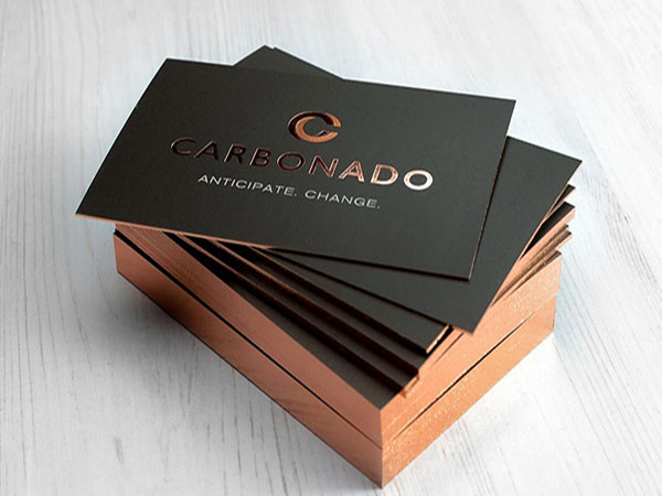 laminated business cards